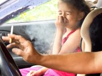 It’s now illegal in England and Wales to smoke with kids in the car