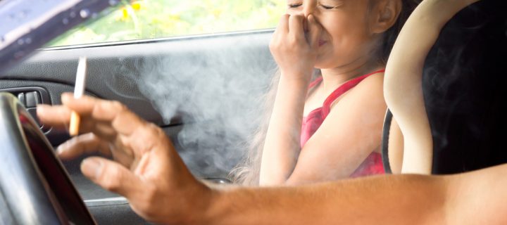 It’s now illegal in England and Wales to smoke with kids in the car
