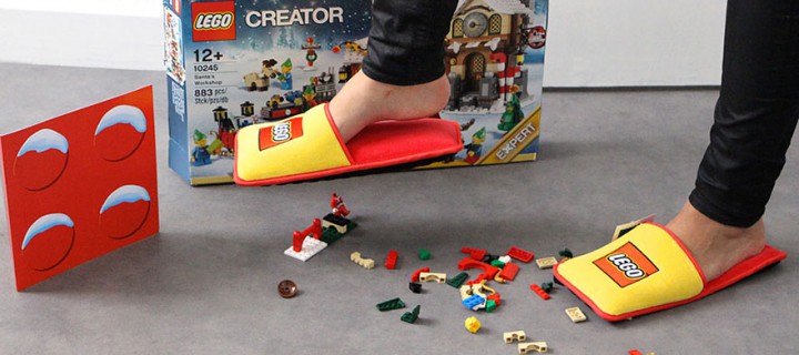 How Lego Now Lets You Live a Life of Ease and Protect Yourself From a Horrifying Walk Through the Playroom by Winning Free Slippers