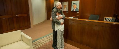 How This 10-Year-Old Cancer Survivor Had His Wish Granted to Meet Jimmy Carter