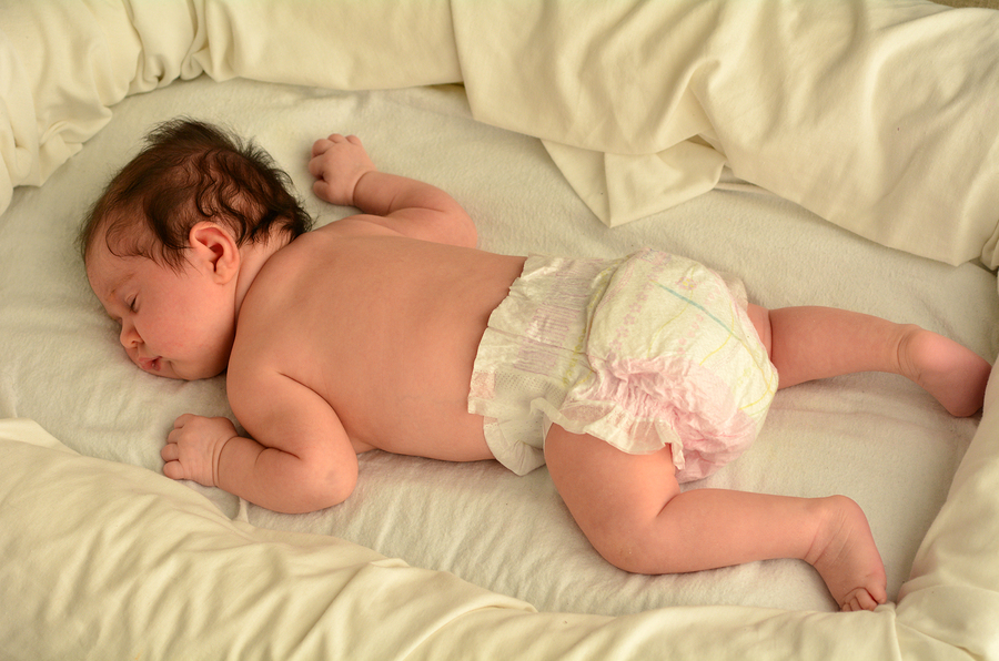 More than half of parents place their baby to sleep on their stomach, even with the risk of SIDS. 