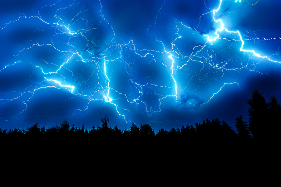 Being struck by lightning can cause cardiac arrest, burns and blown ear drums.