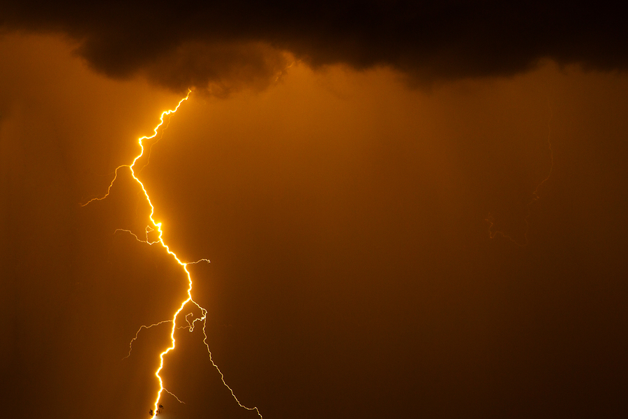 Being struck by lightning can cause cardiac arrest, burns and blown ear drums.