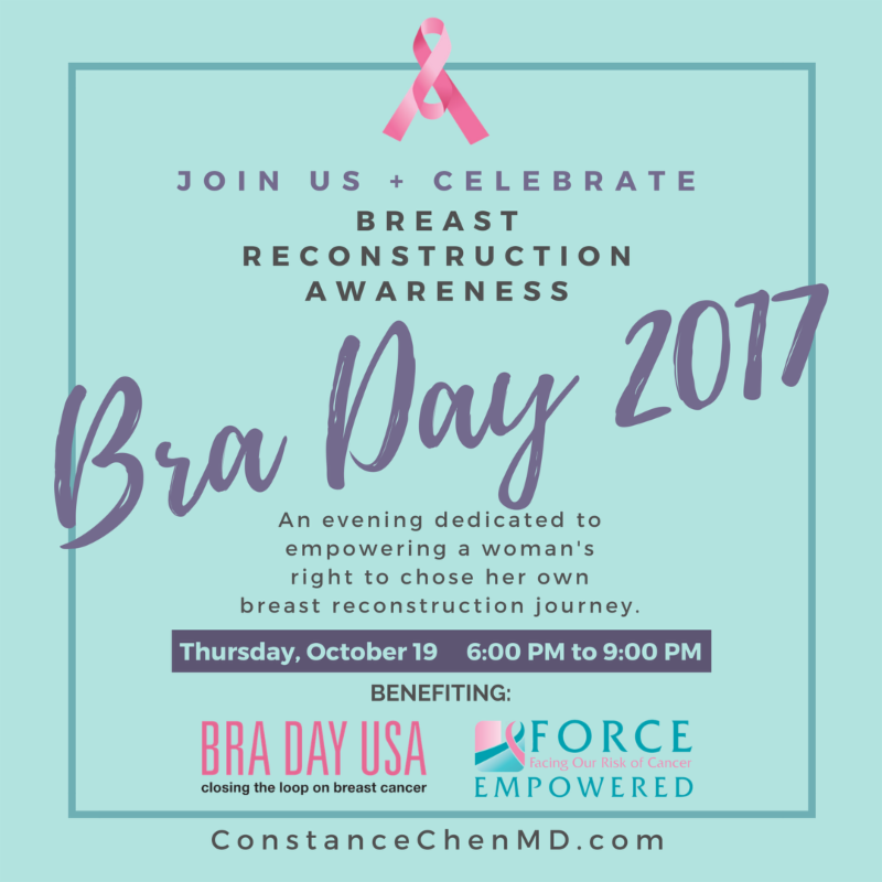 Breast Reconstruction Awareness Day is October 19th, 2017. 