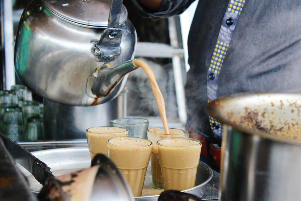 Chai has health benefits such as calming, stress relief and anti-oxidants. 