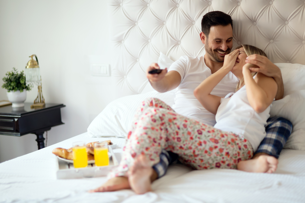 Watching TV in your bedroom can be a good way to bond, but make it hard to sleep.