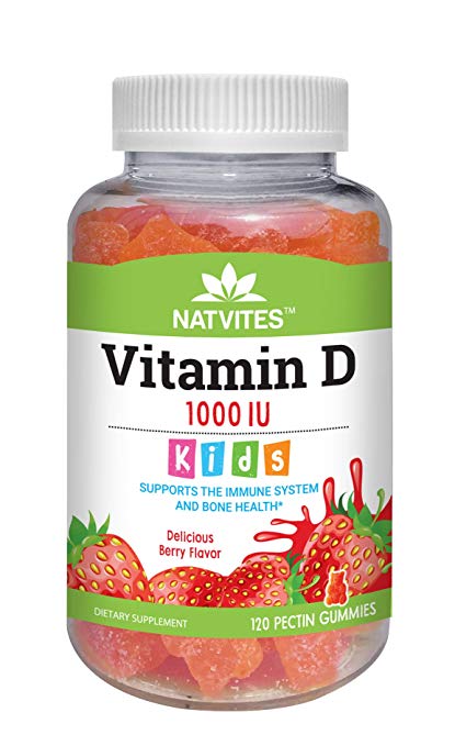 Amazon Prime Deals: Natvites Vitamin D 1000IU Pectin Gummies for Kids