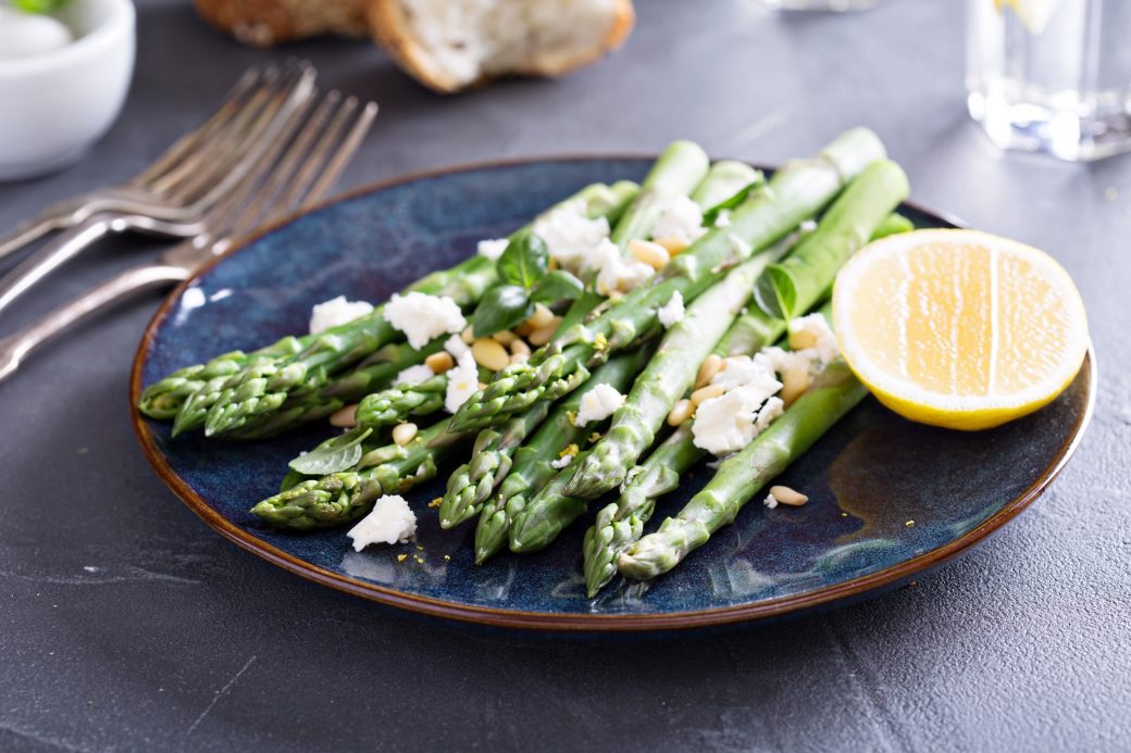 warm asparagus salad